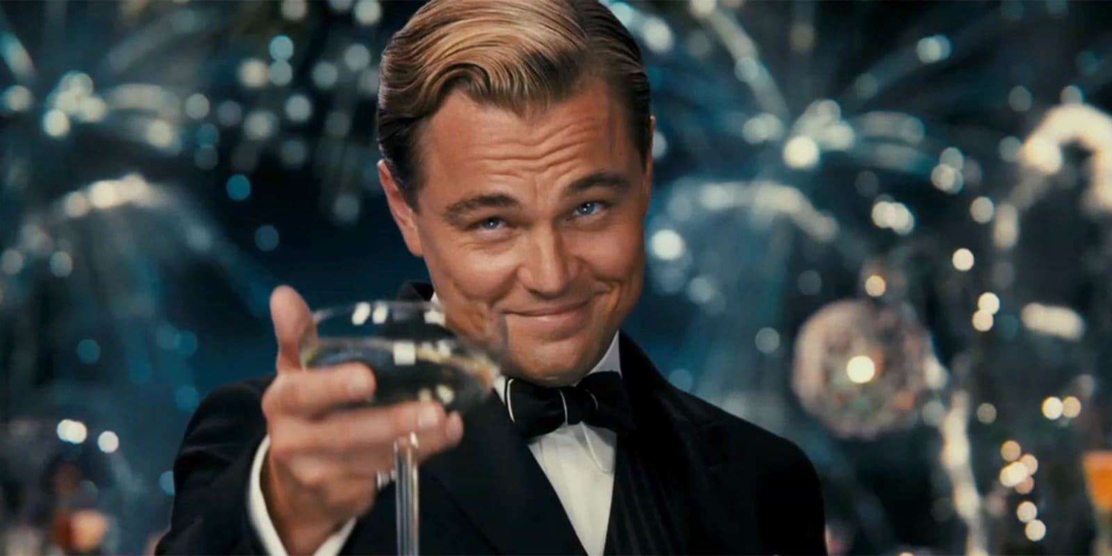 Leonardo Dicaprio cheers